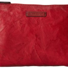 Frye Michelle Tech Clutch Burnt Red Antique Soft Vintage