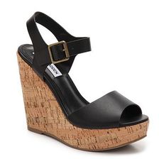 Incaltaminte Femei Steve Madden Eda Wedge Sandal Black