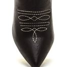 Incaltaminte Femei CheapChic West World Stitched Pointy Boots Black