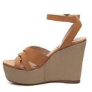 Incaltaminte Femei Steve Madden Orlena Wedge Sandal Tan