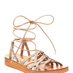 Incaltaminte Femei Steve Madden Seaashor Caged Sandal TAUPE SUED