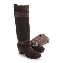 Incaltaminte Femei Frye Jane Strappy Suede Boots CHARCOAL BROWN (03)