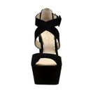 Incaltaminte Femei Jessica Simpson Derian Black Lux Kid Suede