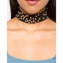 Bijuterii Femei CheapChic Multi Beaded Suede Choker Black