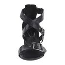 Incaltaminte Femei The Kooples Lizard Embossed Leather Black