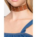 Bijuterii Femei CheapChic Stacked Grommet Choker Camel