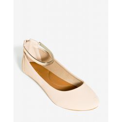 Incaltaminte Femei CheapChic Give It Up Flat Nude