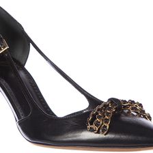 Moschino Heel Leather Black