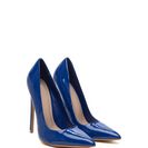 Incaltaminte Femei CheapChic Totally Timeless Faux Patent Pumps Blue