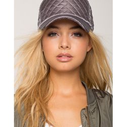 Accesorii Femei CheapChic Must Have Quilted Nylon Cap Gray