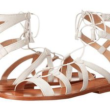 Incaltaminte Femei Frye Ruth Gladiator Short Sandal White Soft Full Grain