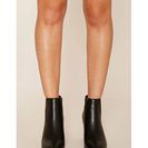 Incaltaminte Femei Forever21 Faux Leather Chelsea Boots Black