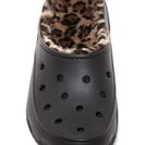 Incaltaminte Femei Crocs Freesail Leopard Lined Clog BLK-GOLD