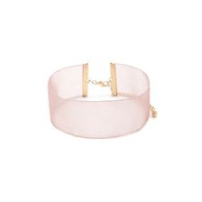 Bijuterii Femei Forever21 Sheer Woven Choker Pink