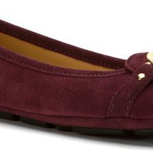 Michael Kors Fulton Moc Plum Sport Suede