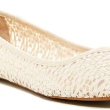 Lucky Brand Eartha Crochet Flat NATURAL 04