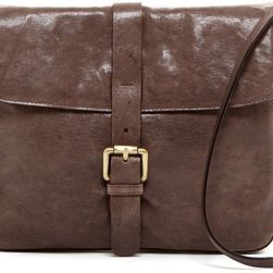 UGG Cortona Leather Clutch ASH