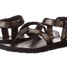 Incaltaminte Femei Teva Original Sandal Leather Metallic Black