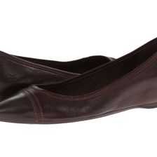 Frye Alicia Ballet Dark Brown Soft Vintage Leather