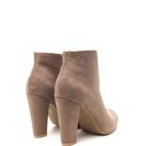 Incaltaminte Femei CheapChic Major Muse Chunky Faux Suede Booties Taupe