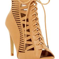 Incaltaminte Femei Elegant Footwear Envy Caged Heel CAMEL