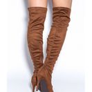 Incaltaminte Femei CheapChic Smooth Trip Over-the-knee Boots Tan