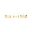 Bijuterii Femei Forever21 Cutout Bangle Set Gold