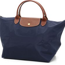 Longchamp Medium Le Pliage Handbag BLU NAVY