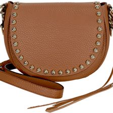 Rebecca Minkoff Unlined Leather Saddle Bag - Almond N/A