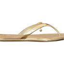 Incaltaminte Femei Michael Kors Emory Flip Flop Gold Metallic