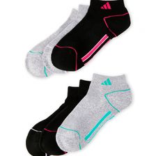 Accesorii Femei adidas 6-Pair Cushioned Low-Cut Performance Socks Black Grey