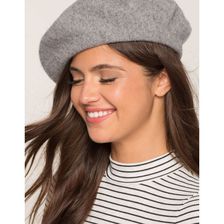 Accesorii Femei CheapChic Felted Wool Beret Gray