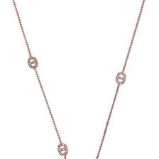 Michael Kors Rose Golden 36 inch Necklace with Crystal Maritime Stations N/A