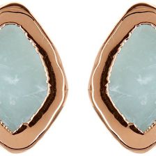 Vince Camuto Semi-Precious Amazonite Stud Earrings ROSEG