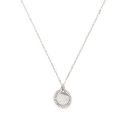 Bijuterii Femei Forever21 Circle Pendant Necklace Silverclear