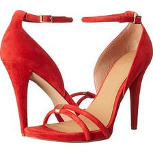 Incaltaminte Femei Calvin Klein Nathali Lipstick Red Kid Suede