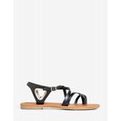 Incaltaminte Femei CheapChic Valine Feel The Beat Sandal Black