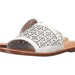 Incaltaminte Femei Soludos Slide Sandal White Leather