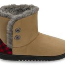 Incaltaminte Femei Dearfoams Button Bootie Slipper Light Brown