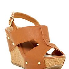 Incaltaminte Femei Kenneth Cole Reaction Sole-O Wedge Sandal TOFFEE