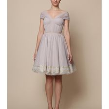 Rochie lila din tulle, Nicole Enea