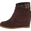 Incaltaminte Femei Johnston Murphy Brynn Chukka Dark Brown Kid SuedeBrown Plaid