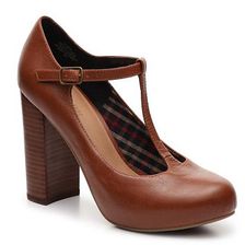 Incaltaminte Femei Crown Vintage Testra Platform Pump Cognac Faux Leather