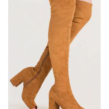 Incaltaminte Femei CheapChic Tall Tale Over-the-knee Chunky Boots Mocha