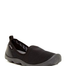 Incaltaminte Femei Crocs Busy Day Canvas Skimmer BLACK-GRAPHITE