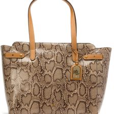 Ralph Lauren Harper Snake Parker Tote Roccia