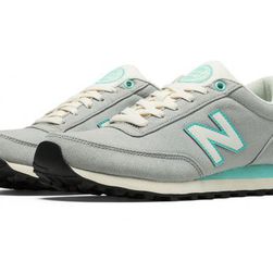 Incaltaminte Femei New Balance Women\'s New Balance Rugby 501 Silver with Blue
