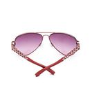 Accesorii Femei GUESS Chain-Link Aviator Sunglasses rose gold