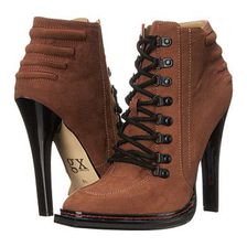 Incaltaminte Femei GX by Gwen Stefani Teardrop Cognac Micro Suede