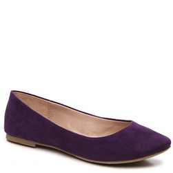 Incaltaminte Femei Mix No 6 Danzey Suede Ballet Flat Purple Faux Suede